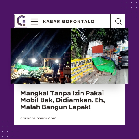 Mangkal Tanpa Izin di Halaman Orang Didiamkan, Malah Bangun Lapak!