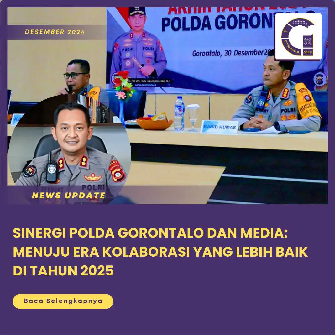 Sinergi Polda Gorontalo dan Media: Menuju Era Kolaborasi yang Lebih Baik di Tahun 2025