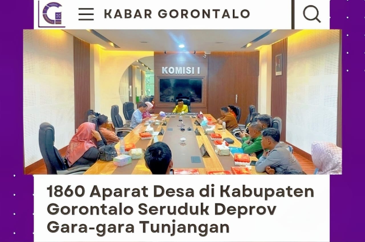 1860 Aparat Desa di kabupaten Gorontalo Tuntut Pembayaran Siltap dan Tunjangan ke DPRD Provinsi