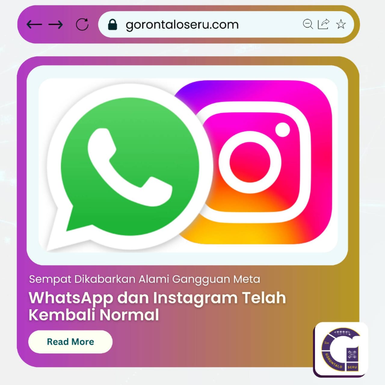 WhatsApp dan Instagram Kembali Normal Setelah Gangguan Meta