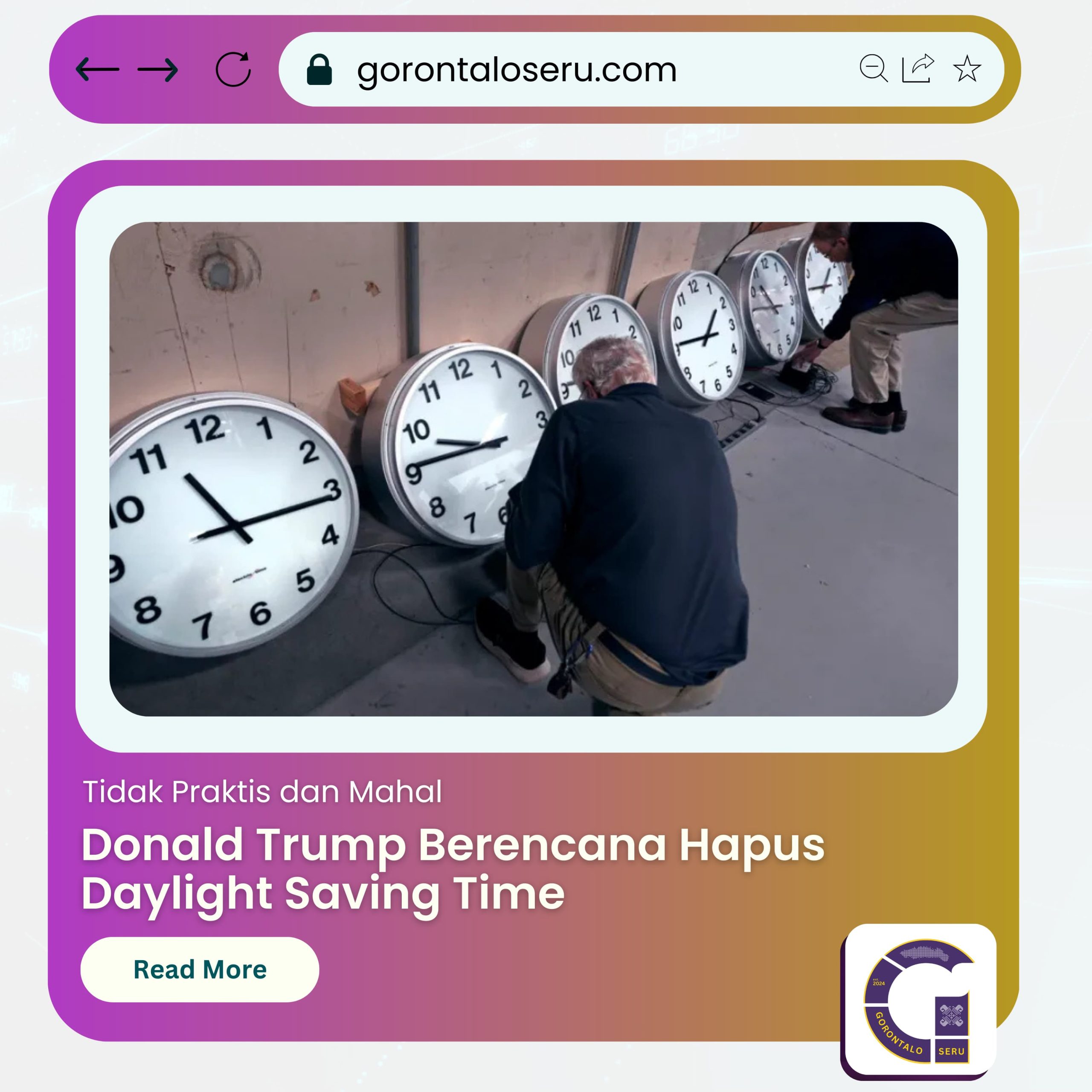 Donald Trump Berencana Hapus ‘Daylight Saving Time’: Sebut Tidak Praktis dan Mahal