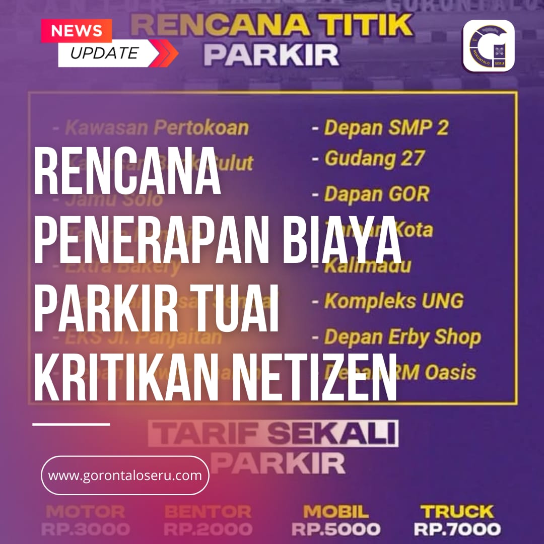 (OPINI) Penerapan Aturan Parkir Berbayar di Gorontalo: Strategis, tetapi Perlu Implementasi Terarah