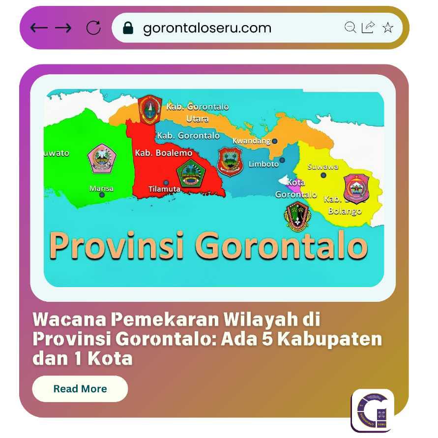 Wacana Pemekaran Wilayah di Gorontalo: 5 Kabupaten dan 1 Kota