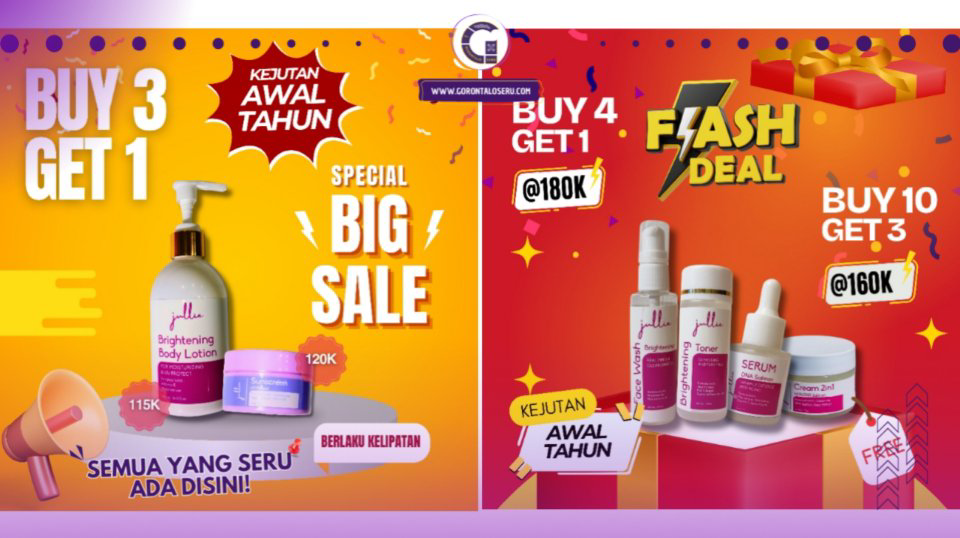Promo Awal Tahun Jullie Beauty Care: Harga Agen Dapat, Bonusnya Juga Dapat!