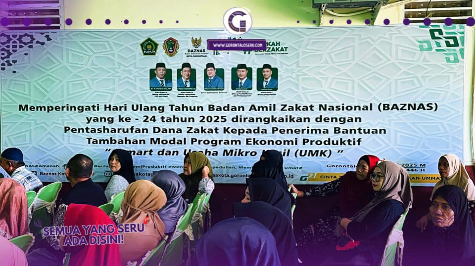 Momentum HUT ke 24, Baznas Salurkan Bantuan Modal Usaha Kepada 80 Muztahik