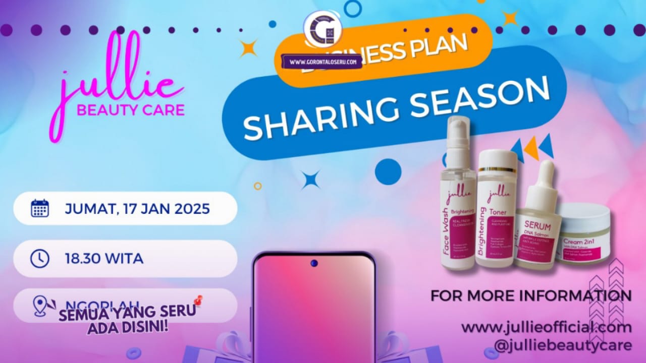 Siap-siap untuk kesempatan emas di Sharing Session Jullie Beauty Care!