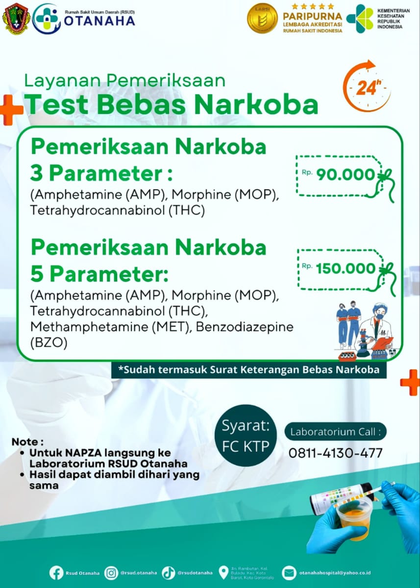Pemeriksaan Narkoba