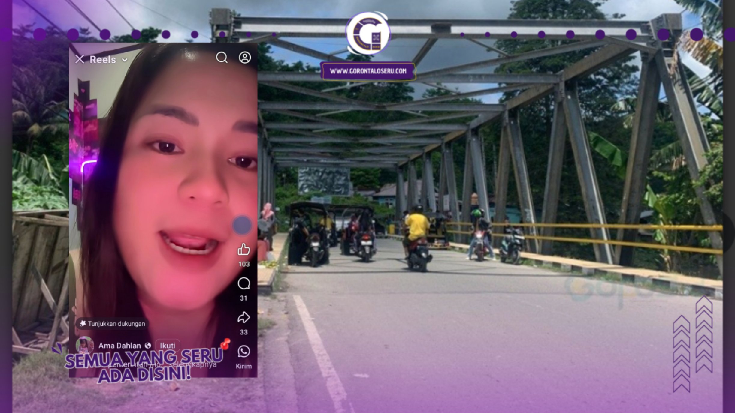 Warga Desak Pemasangan Lampu dan CCTV di Jembatan Potanga Usai Insiden Tragis