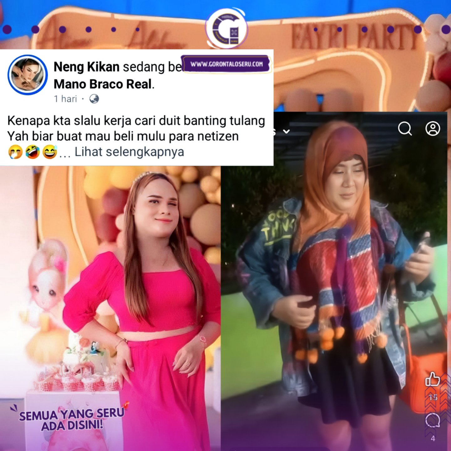 Waria Diduga Lecehkan Agama, Netizen Ngamuk, Temen Warianya Malah Tambah Menghina!