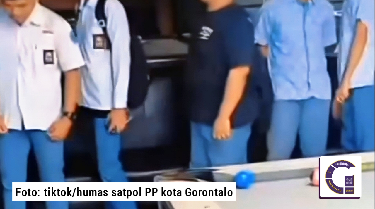 Satpol PP Jaring Sejumlah Siswa yang Kedapatan Main Biliar di Jam Sekolah