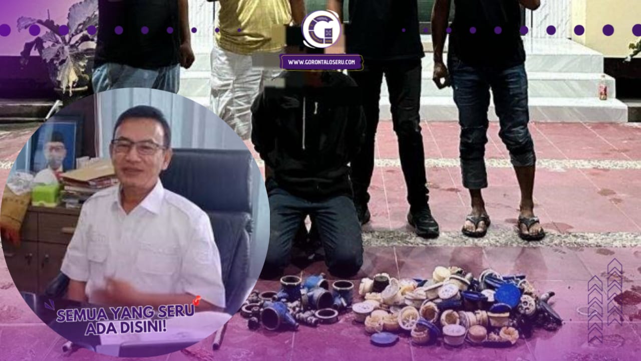 Maling Meteran Air Milik Perumda Muara Tirta Kota Gorontalo Akhirnya Tertangkap!