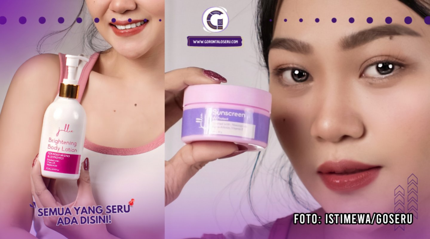 Diskon di Bulan Mei! Sunscreen & Brightening Body Lotion Jullie Beauty Care Cuma 65 Ribu!