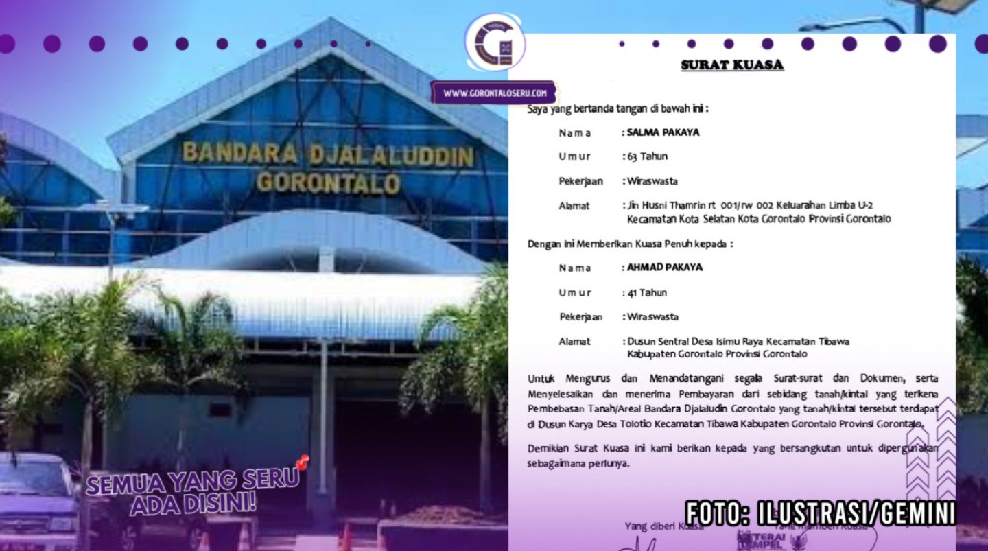 Sidang Pembuktian Sengketa Lahan Bandara Jalaluddin Gorontalo: Terbukti, Istri Siri Jual Aset Milik Istri Sah!