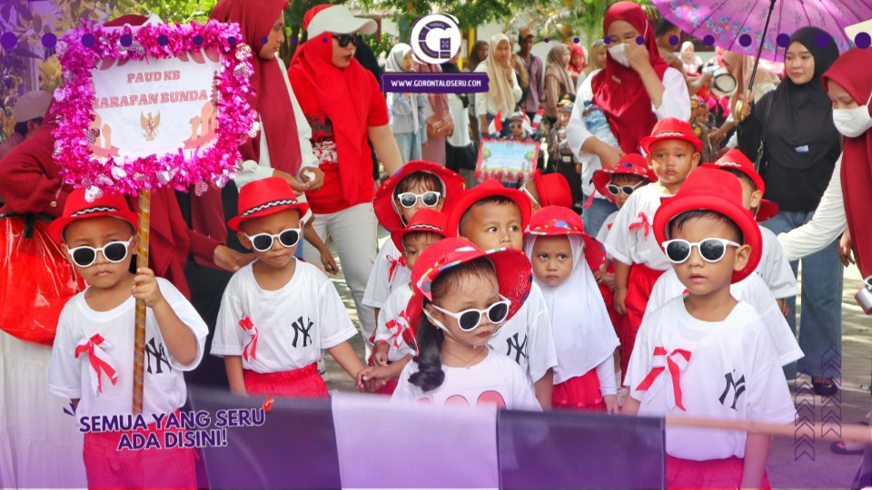 ‎KB Harapan Bunda Sabet Juara Lomba Baris Berbaris HUT RI ke-80