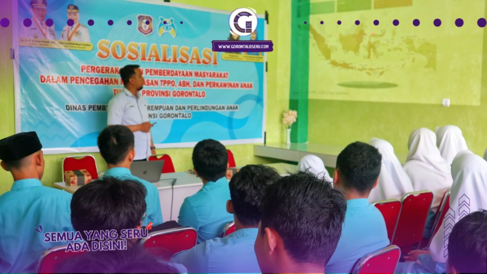 Dinas PPA Gorontalo Bekali Siswa MAN Insan Cendekia Ilmu Cegah Kekerasan