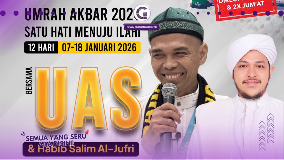 Mau Umrah Bareng UAS & Habib Salim Al-Jufri? Berikut Bocoran Alus dari KHM Gorontalo