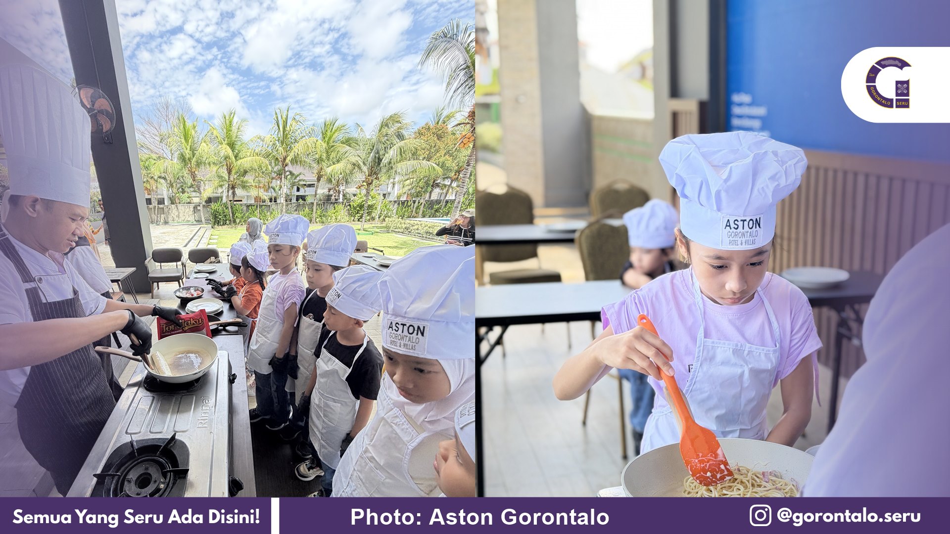 Vibe-nya Positif Banget! Ketika Para Bocil Masuk Dapur ASTON Gorontalo and… “Let Them Cook”