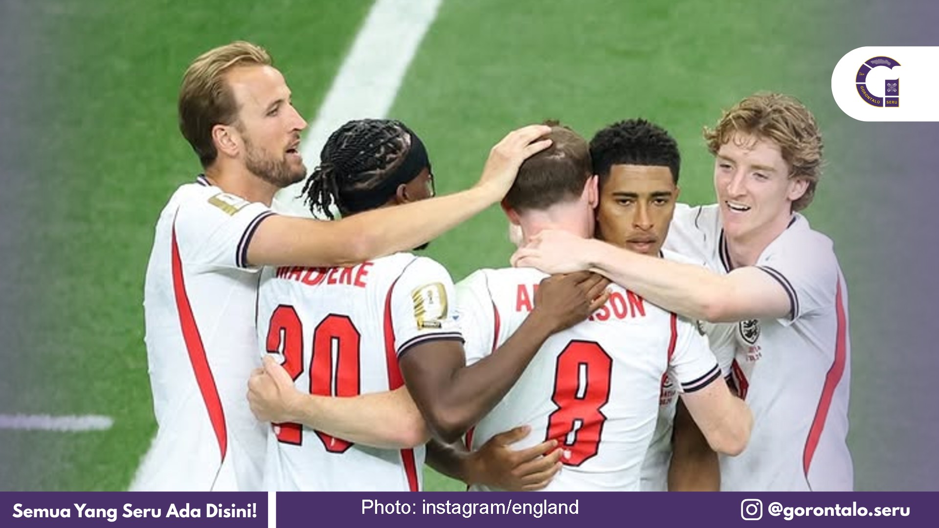 Gak Ada Obat! Harry Kane Cetak Brace, Inggris Jinakkan Kroasia di Laga Perdana